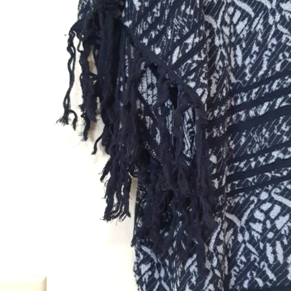 Free People Patterned Fringe Cardigan